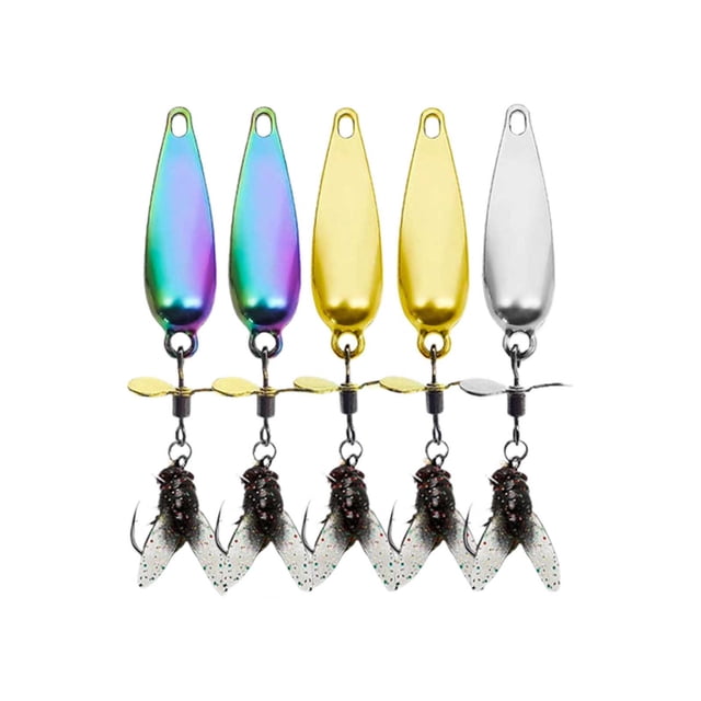 Metal Propeller Fishing Kit for Trout Walleye Catfish Saltwater Freshwater Swimbaits Attractants
