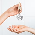 thumbnail image 3 of TIMIFIS Key Chain DIY To My SON Stainless Steel Last Name 26 Letter Keychain 2.5cm Valentine'S Day Gift, 3 of 5