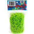 thumbnail image 1 of Rainbow Loom Neon Green Rubber Bands with 24 C-Clips (600 Count), 1 of 3