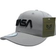 thumbnail image 2 of Rapid Dominance NAS5-WO-GRY Worm NASA Deluxe Cap, Gray - One Size, 2 of 3