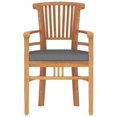 thumbnail image 3 of vidaXL 5 Piece Garden Dining Set Solid Wood Teak, 3 of 5