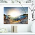 thumbnail image 1 of Rocky Coast in Andaman Sea - Landscape Canvas Art Print, 1 of 3