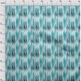 thumbnail image 3 of oneOone Georgette Viscose Turquoise Blue Fabric Liquid Drip Abstract Fabric For Sewing Printed Craft Fabric By The Yard 42 Inch Wide, 3 of 4