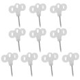 thumbnail image 2 of LHCER Threaded Nail,Twisting Nail,10Pcs Luminous Three Eyes Thread Tent Peg Nails Outdoor Camping Board Screw Plastic Tip, 2 of 8
