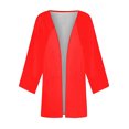 thumbnail image 5 of Women'S Cardigans,Lightweight Front Open Cardigan For Women Summer Clearance,Open Front Breathable Cardigans,Womens Summer Fall Solid Color Cardigan Long Sleeve Loose Cover Up Casual Blouse Tops, 5 of 5