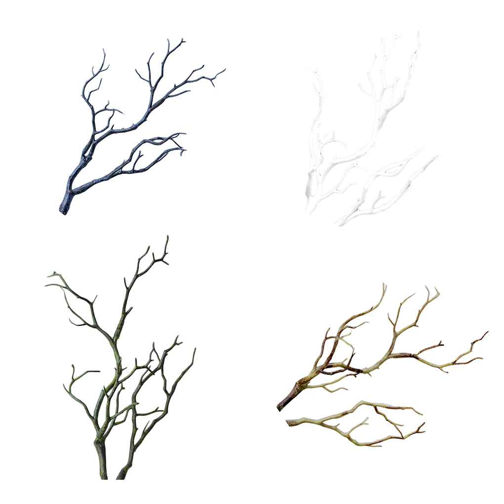 Xingzhi 3pcs Large Wedding Decoration Branch Simulation Plastic Artificial Plant Dried Tree Branches Artificial Fake Foliage Plant