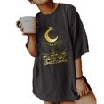 thumbnail image 1 of T-Shirt Surdimensionné pour Femmes Tops Amples d'Été Manches Courtes, 1 of 6