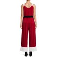 thumbnail image 3 of SUNSIOM Salopette Longue pour Femmes Décontractée Sans Manches à Imprimé 3D, Coupe Ample, Pantalon, Costume de Vacances, 3 of 5