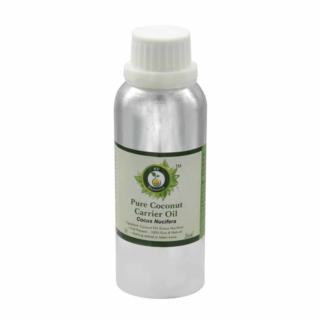 Coconut Oil Cocus Nucifera Unrefined Pure Coconut Oil For Hair For Skin For Body Pure Natural Cold Pressed Coconut Oil 300ml 10oz By R V Essential