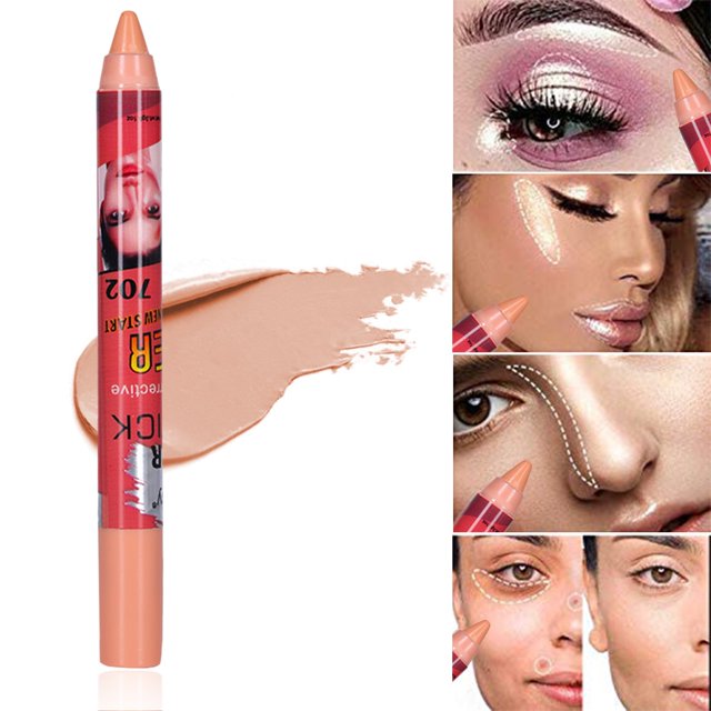 WIFKLSIIPG Concealer Pen Invisible Cover Acne Marks Pore Concealer Highlight Shadow Under Eye Correction Fluid to Help Cover Dark Circles and Blemishes