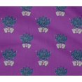 thumbnail image 4 of oneOone Cotton Flex Fabric Leaves & Lotus Block Print Sewing Fabric BTY 40 Inch Wide, 4 of 4
