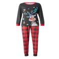thumbnail image 2 of Christmas Family Matching Pajama Red Holiday Pjs Sets Sleepwear, 2 of 10