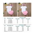 thumbnail image 3 of Ensemble de 3 Pcs pour Nouveau-Née Fille Princess : Barboteuse Justaucorps Combinaison Robe Tutu Bandeau Vêtements Tenue, 3 of 4