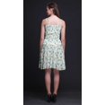 thumbnail image 3 of Bimba Robe Cocktail au-Dessus du Genou Smockée Florale pour Femmes Robe d'Été Fluide-TTTG, 3 of 5