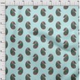 thumbnail image 3 of oneOone Tissu Polyester Lycra Motif Cachemire au Mètre 56 Pouces de Large, 3 of 4