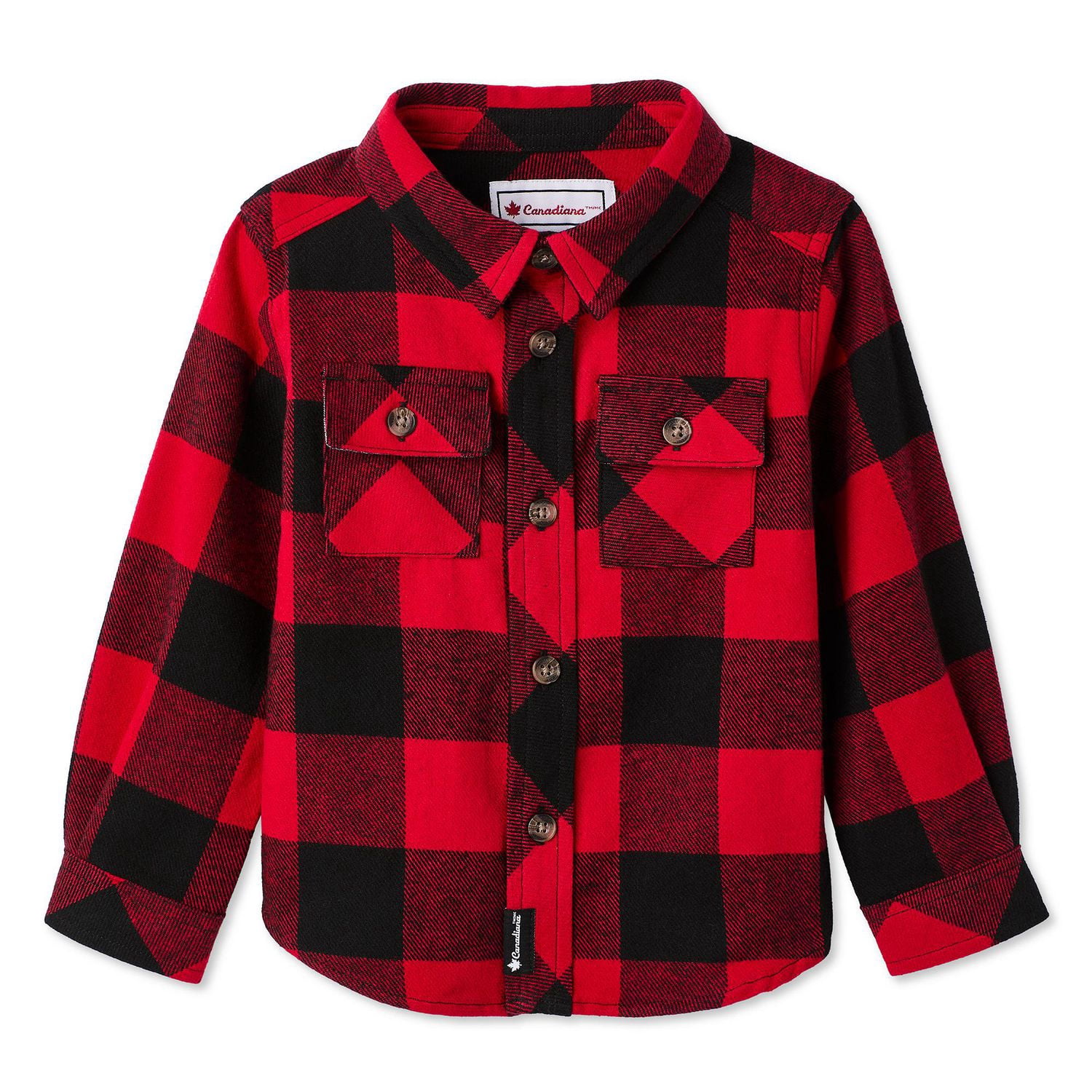 Chemise en flanelle Canadiana collection non genrée pour tout-petits
