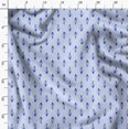 thumbnail image 3 of Soimoi Blue Rayon Fabric Shells Ocean Decor Fabric Printed Yard 42 Inch Wide, 3 of 6