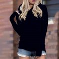 thumbnail image 2 of Timegard Womens Hoodies Plus Size Long Sleeve Thumb Hole Pullover Fall Casual Solid Color Comfy Tops, 2 of 5