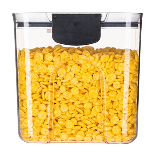 Rbaofujie Food Storage Containers Sealed Jar Grain Storage Box Kitchen Nut Grain Vacuum Sealed Proof Storage Jar Flour Storage Container
