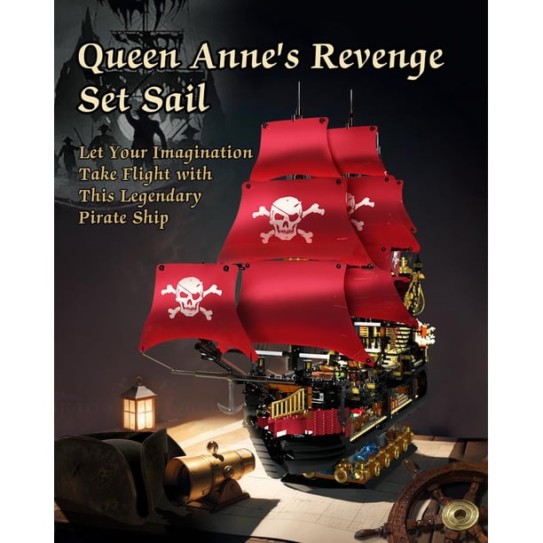 Adult Pirate Ship Building Kit, Queen Anne's Revenge Pirate Ship