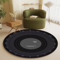 thumbnail image 3 of Tapis de Sol Rond Absorbant, Tapis Antidérapant Lavable, Tapis Doux en Peluche pour Chambre, pour Salon Entrée Déco Maison, 3 of 6