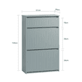 thumbnail image 3 of SoBuy Shoe Cabinet Shoe Rack Shoe Storage Cupboard Organizer Unit FSR165-HG, 3 of 8
