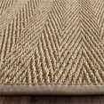 thumbnail image 4 of Safavieh Natural Fiber Collection NF115P Herringbone Natural and Grey Seagrass Area Rug (10' x 14'), 4 of 10