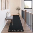 thumbnail image 1 of Seavish Long Hallway Runner Rug, 2x8 Black Kitchen Runner Rug Machine Washable Low-Pile Stair Carpet Runner Entryway Floor Rug Cotton Reversible Area Rug for Living Room Bedroom Patio Door Foyer, 1 of 7