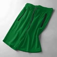 thumbnail image 4 of Admvng Plus Size Shorts For Men Solid Color Summer Ice Silk Drying Running Shorts With Pocket S-5XL, 4 of 6