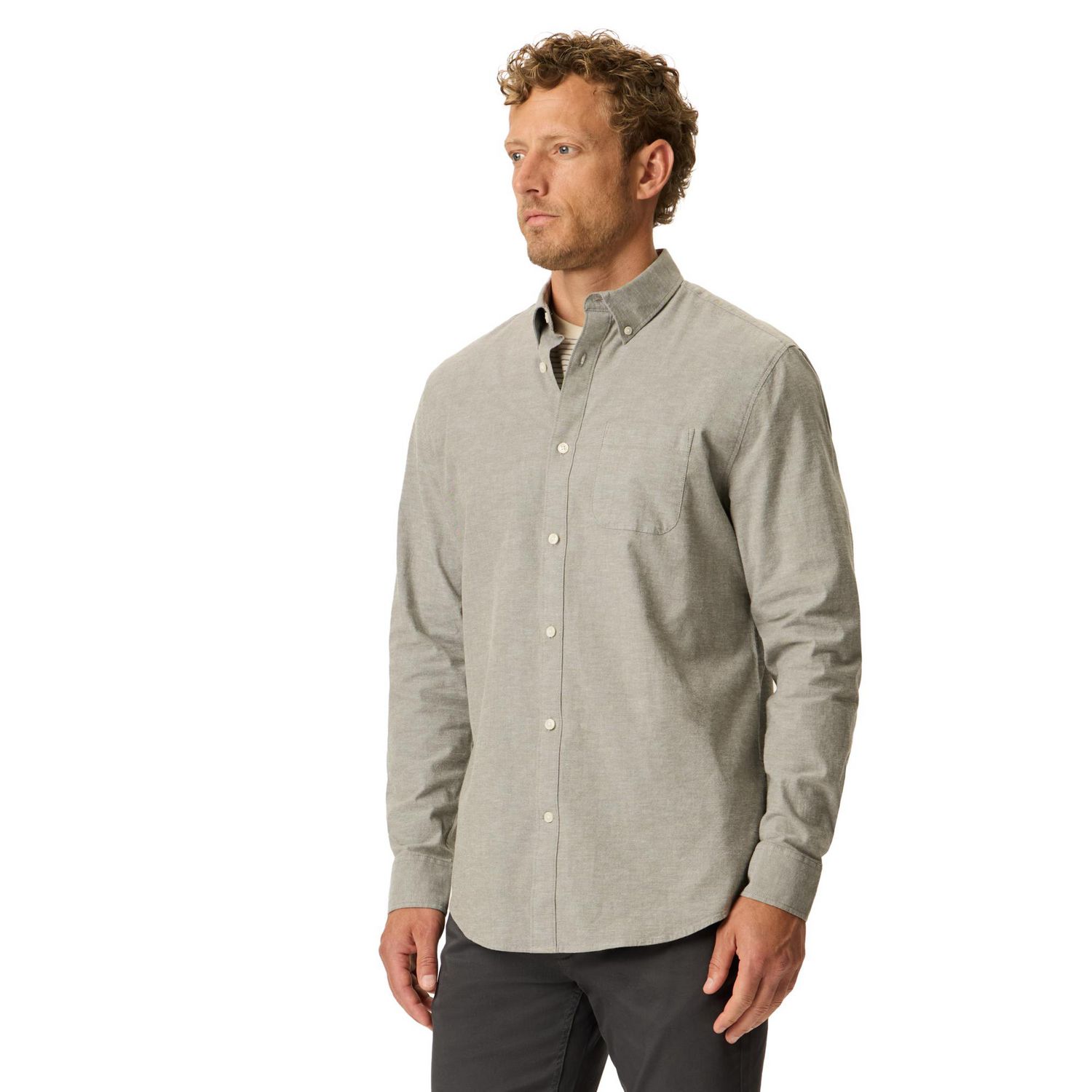 Chemise Oxford Dockers à manches longues pour homme