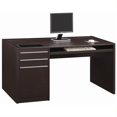 thumbnail image 3 of Bowery Hill Connect It Computer Desk in Cappuccino, 3 of 4
