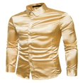 thumbnail image 4 of Chemise en Satin de Soie à Manches Longues pour Hommes, 4 of 5