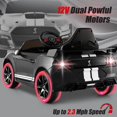 thumbnail image 2 of Licensed Ford Mustang GT500 Ride on Car for Kids by OLAKIDS, Battery Powered Electric Vehicle with Remote Control, Headlight, Power Display, USB, Music, Radio, Aged 3-8, 2 of 9
