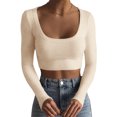 thumbnail image 1 of Hauts Courts Tube Sans Bretelles pour Femmes à Blocs de Couleur Rayés Sans Manches Découpés à Torsade devant Bandeau Cami Tricoté Haut Tube Chemise, 1 of 4