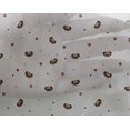 thumbnail image 4 of oneOone Georgette Viscose Fabric Dot & Face Dog Printed Craft Fabric BTY 42 Inch Wide, 4 of 4