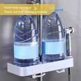 thumbnail image 4 of Birdeem Shower Rack Punch-Free Shower Caddy Shelves Slide Bar for Shower Head, Shampoo, Soap Holdersuitcase,With Stainless Steel Guardrail, Shower Shelves, 4 of 12