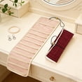 thumbnail image 1 of Sac de Rangement pour Bijoux, Usavan Organisateur de Bijoux de Voyage Grande Capacité avec Couvercle Roulé, Pochette Suspendue à Compartiments Multiples pour Boucles d'Oreilles Colliers Bracelets, 1 of 1