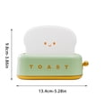 thumbnail image 3 of Vaidha Toaster Night Gift Festive Lamp Bedroom Bedside With Sleep Timer Lamp, 3 of 7