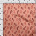 thumbnail image 2 of oneOone Cotton Poplin Peach Fabric Floral Block Sewing Craft Projects Fabric Prints By Yard 42 Inch Wide, 2 of 4