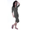 thumbnail image 3 of Moomaya Ensemble de Nuit Uni pour Femmes avec Capri en Coton, 2 Pcs de Chemises de Nuit, 3 of 5