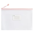 thumbnail image 1 of Exclusive Savings, Carestrong Mesh Zipper Bags,A4 Document Pouches for File organization|Plastic,Pink,PENDANEM, 1 of 3