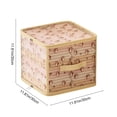 thumbnail image 3 of Todaioua Squirrel Pattern Foldable Storage Box with Lid - Fabric Closet Organizer Bin for Sweaters Blankets Pants, Large Capacity Collapsible Wardrobe Bedroom Container, 3 of 6