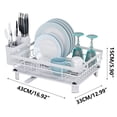 thumbnail image 3 of TopLLC Kitchen Accessories, Kitchen Essentials, Kitchen Tools Kitchen Household Multi-functional Dish Rack Filtration Rack Rack Storage Rack Dish Dry Water Storage rack, 3 of 5