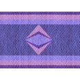 thumbnail image 1 of Ahgly Company Tapis Rectangulaire Lavable en Machine Intérieur Transitionnel Violet Améthyste Violet, 4 Pieds x 6 Pieds, 1 of 7