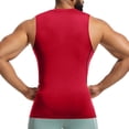 thumbnail image 4 of Styesk Tank Tops Men Casual Slim Fit Sleeveless Shirts Quick-Dry Tank Top Undershirt Compression Bodybuilding Muscle Shirts Breathable Gym Workout Tank Tops Solid Color Beach Tank Top, 4 of 7
