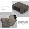 thumbnail image 2 of Black Plastic Jewelry Storage Box for Home 4.5 x 3.2 x 2.8 Inches, 2 of 8