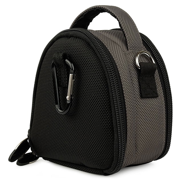 Digital Camera Bag Crossbody Shoulder Dual Pocket Water Resistant Organizer Case for Point and Shoot Cameras, Accessories
