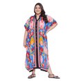 thumbnail image 1 of Oussum Robe Caftan Boutonnée pour Femme Longue Ajustable d'Été Maxi avec Poche, 1 of 7
