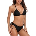 thumbnail image 1 of Charmo Bikini Maillot de Bain pour Femmes Deux Pièces Haut Bouton, 1 of 6