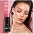 thumbnail image 4 of HOARBOEG Colorful High Gloss Stick Three Dimensional Face Priming Cream Lying Silkworm Pen Powder Blusher Stick Color Makeup Clearance Sale, 4 of 4